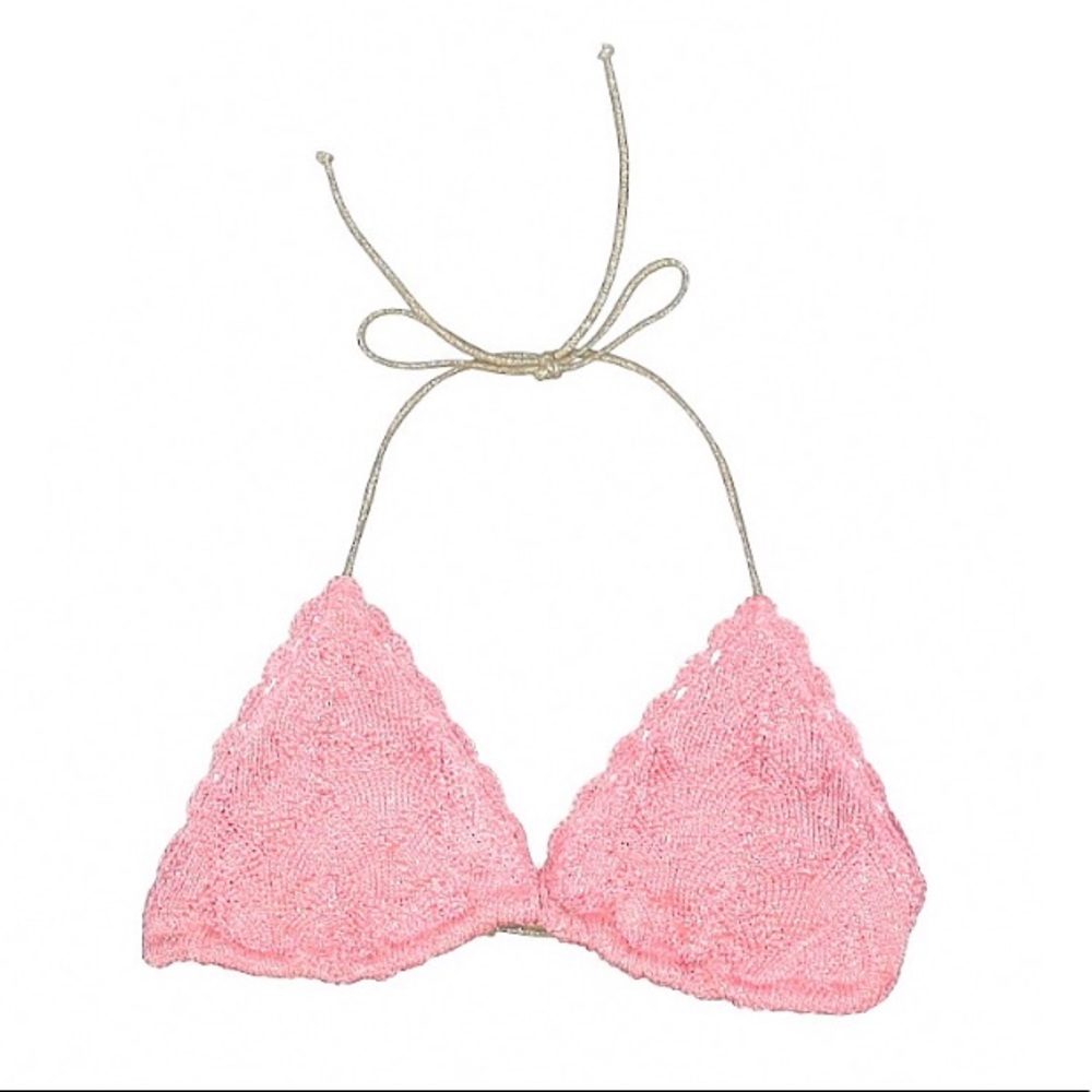 Victoria’s Secret Swimsuit Bikini Top Pink Size M